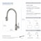 Kibi Single Handle Pull Down Kitchen Faucet F102BN - alternate 8